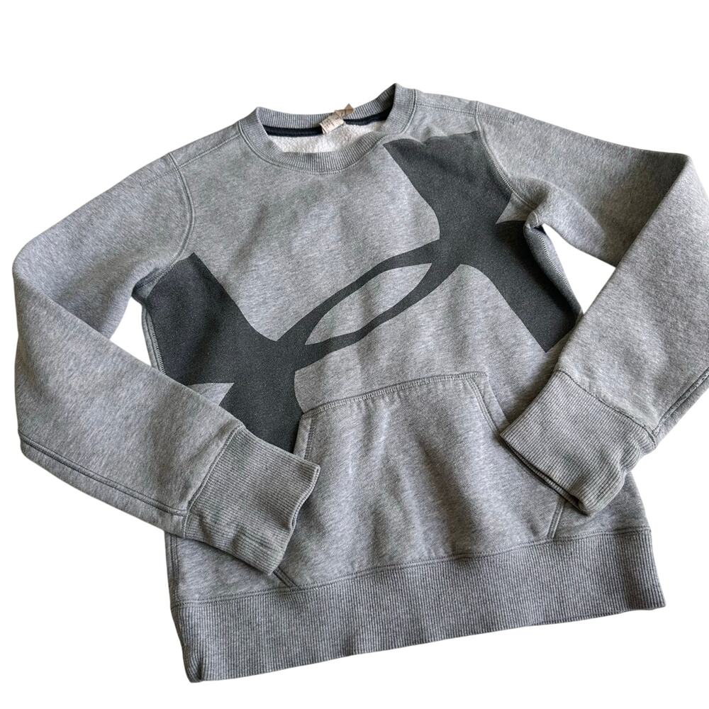 Youth Under Armour Gray Crewneck Sweatshirt - Size M